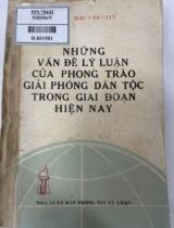 Những vấn đề lý luận của phong trào giải phóng dân tộc trong giai đoạn hiện nay