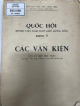 Quốc hội nước Việt Nam dân chủ cộng hoà Khoá 2 : Các văn kiện của kỳ họp thứ nhất (từ ngày 6 đến ngày 15 tháng 7 năm 1960 tại Hà Nội)