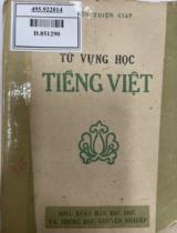 Từ vựng học tiếng Việt / Nguyễn Triệu Giáp
