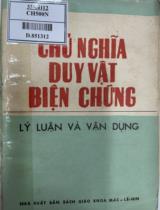 Chủ nghĩa duy vật biện chứng: Lý luận và vận dụng