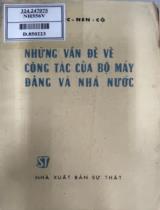 Những vấn đề về công tác của bộ máy Đảng và Nhà nước / C.U. Trécnencô