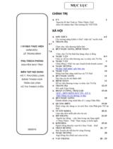 Thừa Thiên Huế qua báo và tạp chí Trung ương năm 2015 : Thư mục Toàn văn số 225 / Sở Văn hóa, Thể thao và Du lịch Thừa Thiên Huế. Thư viện Tổng hợp . Tháng 9