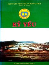 Kỷ yếu hội tù yêu nước Thị xã Hương Thủy