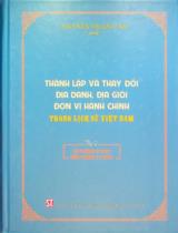 Thành lập và thay đổi địa danh, địa giới đơn vị hành chính trong lịch sử Việt Nam / Nguyễn Quang Ân . T.2 , Từ tháng 5/1975 đến tháng 12/2024