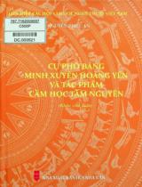 Cụ Phó bảng Minh Xuyên Hoàng Yến và tác phẩm Cầm học tầm nguyên : Khảo, chú, luận / Nguyễn Phúc An