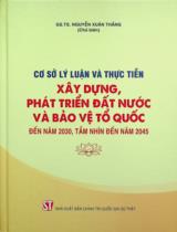 Cơ sở lý luận và thực tiễn xây dựng, phát triển đất nước và bảo vệ Tổ quốc đến năm 2030, tầm nhìn đến năm 2045 / Nguyễn Xuân Thắng chủ biên