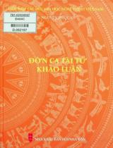 Đờn ca tài tử : Khảo luận / Nguyễn Phúc An
