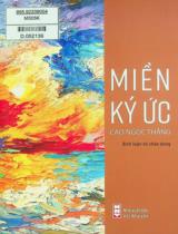 Miền ký ức : Bình luận và chân dung / Cao Ngọc Thắng