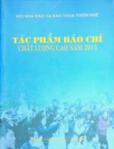 Tác phẩm báo chí chất lượng cao năm 2013