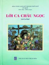 Lời ca châu ngọc : Lời ca Huế / Nguyễn Phúc Trinh Thận, Nguyễn Phúc Ưng Thiều, Tôn Thất Mỹ ; Võ Quê sưu tầm, biên soạn
