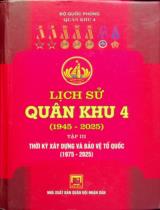 Lịch sử Quân khu 4 (1945-2025) : Lưu hành nội bộ . T.3 , Thời kỳ xây dựng và bảo vệ tổ quốc (1975-2025)